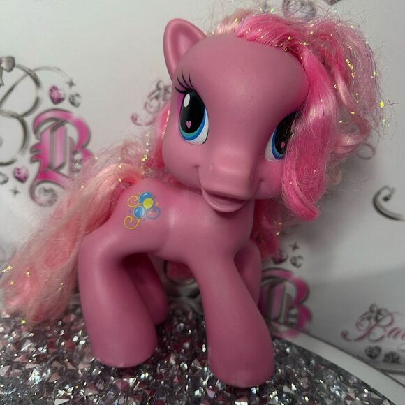 My Little pony Friendship Is Magic G4 Brushable Twinkle Shine Figure pink blue